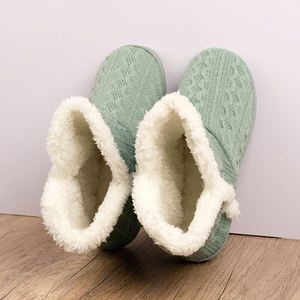 حذاء بوت جاكار محبوك بألوان مخصصة بتصميم جديد من النوع المفتوح لفصل الشتاء من المصنع مباشرة - Product Image 4