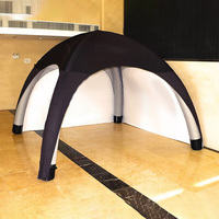 Tente araignée gonflable entièrement personnalisée, imprimée, imperméable, dôme gonflable pour les marques
