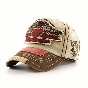 Wholesale High Quality 3D Embroidery Unisex Children Two Tone 6-Panel Canvas <b>Baseball</b> Cap Common Four Seasons Sports Vintage - Product Image 6