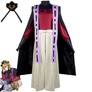Costume d'anime Demon Slayer <span class=keywords><strong>Douma</strong></span>, costumes de cosplay, ensemble veste et pantalon, unisexe, adultes, matière polyester, pour les fêtes, les vacances - Product Image 1