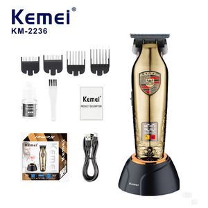 KEMEI Km-2236, Máquina de Cortar Pelo Eléctrica Profesional con Batería de 2000 mAh, 7800 RPM, Recargable, <span class=keywords><strong>para</strong></span> Barbería - Product Image 1