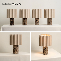Lampe de table portable rechargeable à intensité variable tactile, sans fil, abat-jour en lin, base en marbre, support de bureau, lampe de table pour restaurant, chevet