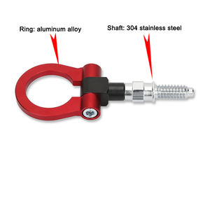 JDM-<span class=keywords><strong>gancho</strong></span> de <span class=keywords><strong>remolque</strong></span> trasero y delantero para coches europeos, Universal, estilo europeo deportivo, barras de <span class=keywords><strong>remolque</strong></span> - Product Image 5