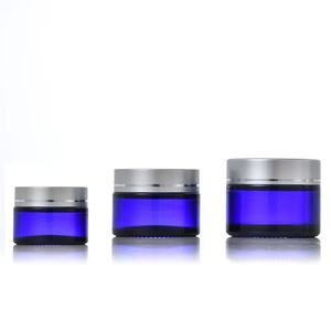 Crèmes de soin de la peau en verre de luxe - pots ronds avec couvercles à vis - capacité de 10g à 50g - Product Image 4