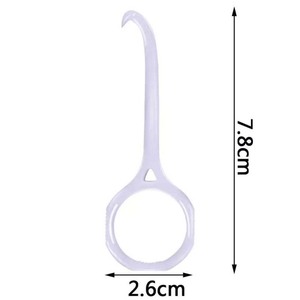 100 pièces/sac Outil de retrait d'aligneurs en plastique pour appareils dentaires invisibles, outil polyvalent d'orthodontie dentaire - Product Image 4