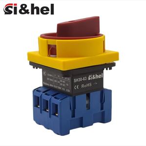 Si & hel 220V 63A 3P ngắt kết nối chuyển phổ tải phá vỡ cam bảng chuyển đổi ON-OFF OPT nhựa quay vít thiết bị đầu cuối - Product Image 3