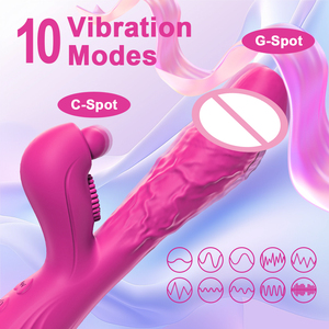 Vibrador de Conejo 3 en 1 con Punto G, 10 Vibraciones, <span class=keywords><strong>Dildo</strong></span> Potente, Estimulador de Clítoris con Pulsaciones, Masajeador, Juguetes Sexuales para Adultos - Product Image 3