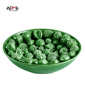 Nouveau design de plateau de rangement pour bonbons et dessert aux fruits décoration de mariage assiette de fruits en céramique personnalisée pour cadeau décoration de la maison - Product Image 3