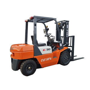 Chariot élévateur diesel d'occasion 3 tonnes Mini HeLI K30, marque Heli, 4x4, 95% neuf, prix compétitif - Product Image 1