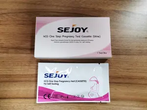 Sejoy Wholesale Ovulation Test Strip 1 Step Urine Pregnant Test HCG Pregnancy Test Cassette