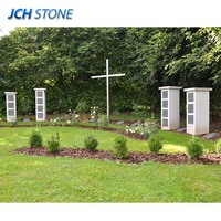 Columbarium de droit d'auteur en pierre de granit naturel sur mesure et niches de chapelle funéraire urnes de crémation