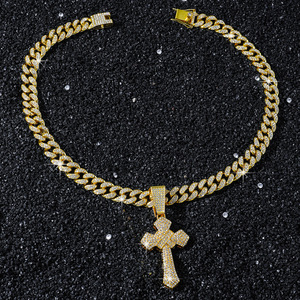 2026 Hot Selling Hiphop Style Retro <b>Cross</b> Pendant Necklace Cool Personalized Design Men's Necklaces Fashion Jewelry Wholesale - Product Image 4