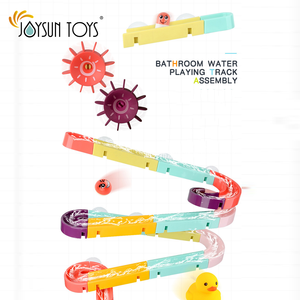 Jouets de bain pour bébé, ventouse murale, piste de course de billes, salle de bain, baignoire, jeux d'eau pour enfants, ensemble de jouets pour enfants - Product Image 5
