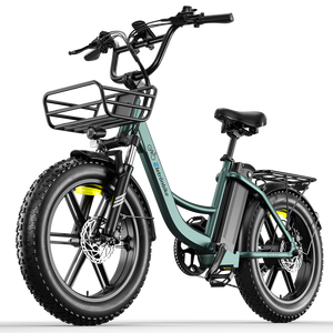 Bicicleta Eléctrica con Llantas Anchas, Motor de 250W 55Nm, Batería de 48V13Ah, Frenos Hidráulicos, Desbloqueo NFC, Shimano 7 Velocidades, IP54, Bicicleta Urbana para Adultos, Stock en la UE - Product Image 4