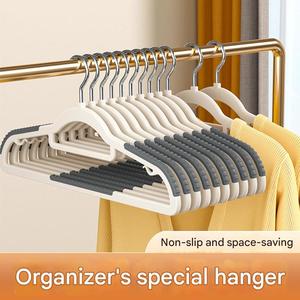 Cintres antidérapants en velours <span class=keywords><strong>pour</strong></span> costumes Cintres peu encombrants avec <span class=keywords><strong>barre</strong></span> d'attache Cintres robustes - Product Image 3