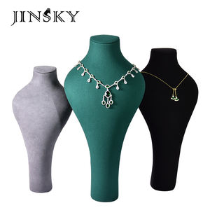 JINSKY, venta al por mayor, collar, expositor, busto, colgante, soporte, maniquí para escaparate, exhibición de joyas, tamaño grande - Product Image 1