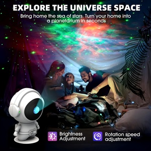 OEM/ODM Nouveau Compact Portable Astronaute Ciel Étoilé Nébuleuse Lampe de Projection Ambiant Creative Lights LED Projecteur Veilleuse - Product Image 5