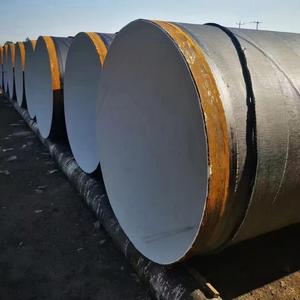 IPN8710 Lined Spiral Steel Pipe API <b>5L</b> 36`` SCH40 Large Diameter Buried Drinking <b>Water</b> Pipe, 3 Oil 2 Cloth Anti-corrosion Pipe - Product Image 5