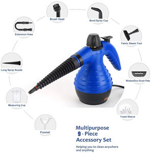 Nettoyeurs vapeur portables pour tissus domestiques, nettoyeur vapeur électrique à main, nettoyeur vapeur haute température pour vêtements - Product Image 4