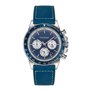 Montre à quartz avec cadran panda de 42 mm, lumineuse, étanche, chronographe multifonctionnel, montre pour homme - Product Image 6