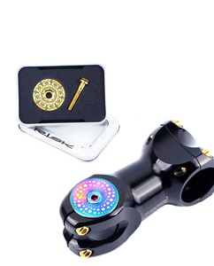 IRONDONKEY 28.6mm Tappo Manubrio Bici in Lega di Titanio Leggero Impermeabile con Testa Piatta e Vite per Forcella Anteriore - Product Image 1