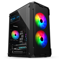 New Arrival Computer Case MATX PC Gaming Case for Desktop WOem Odm Cabinet Cpu Rgb Desktop Computer Case Tower Tempered
