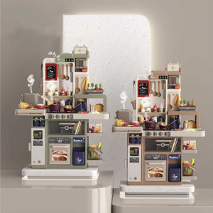 Coffret Cadeau Éducatif de Jeu d'Imitation pour Filles – Nouveau Jouet de Cuisine de Luxe pour Enfants avec Ensemble de Simulation de Cuisine et Pulvérisation d'Eau - Product Image 1