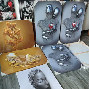 Cadre étiré en bois Art peinture décorative pour la décoration intérieure mur photos conception livraison directe - Product Image 3