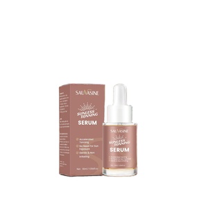 Sérum de <span class=keywords><strong>bronzage</strong></span> naturel biologique de 30ml avec Aloe Vera et DHA pour tous les types de peau Pas besoin d'<span class=keywords><strong>UV</strong></span> <span class=keywords><strong>Bronzage</strong></span> doux Bronze Même Tan - Product Image 2