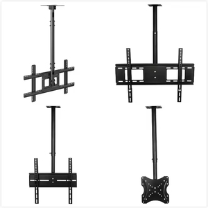 شاشة واحدة قابلة للطي لأسفل تلفزيون سقف جبل قوس انخفاض أسفل جبل جدار التلفزيون سقف 50 التلفزيون الثقيلة - Product Image 5