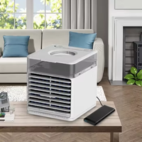AC Portabel Ultra 500ml Bertenaga USB 220V 4W Plastik 3 Kecepatan Pendinginan Saja Untuk Mobil/Garasi Luar Ruangan/Hotel Ibu