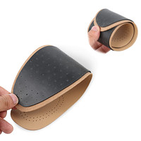S-king – semelle intérieure de luxe en peau de mouton, semelles de chaussures en cuir absorbant les chocs en émulsion respirante