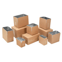 Boîte d'expédition isolée pour aliments congelés personnalisée, boîte composite en feuille d'aluminium EPS polystyrène pour le transport de la chaîne du froid