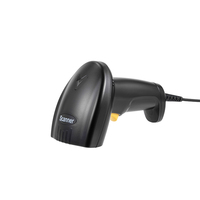 Scanner de codes à barres directement prix usine câble USB RS232 lecteur de codes à barres portable 1d 2d qr lector codigo de barras inalambrico