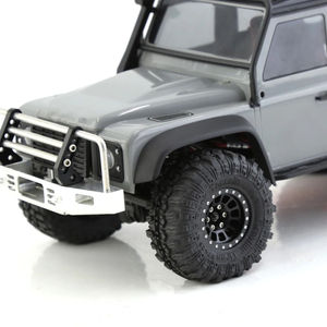 NTFHOBBY 4 pièces Jantes en alliage d'aluminium de 1,0 pouce avec système Beadlock pour <span class=keywords><strong>TRX4M</strong></span> 1/18 RC Crawler Car Pièces de mise à niveau 7mm Hex - Product Image 6