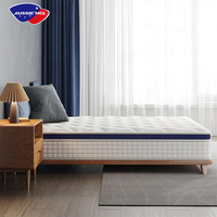 Matelas en mousse à mémoire de forme en tissu respirant confortable pour sommeil Matelas à ressorts ensachés