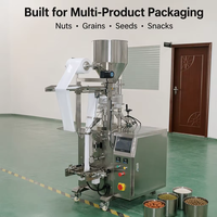 Machine d'emballage verticale entièrement automatique pour granulés, idéale pour les friandises pour animaux, les aliments lyophilisés, les noix, les bonbons et les petits granulés.