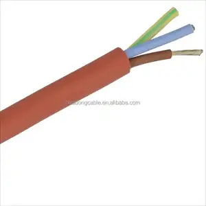 Cable forrado de silicona resistente al calor, tipo SiHF, 3x1,5mm