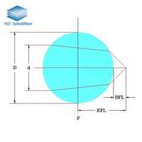 OEM Quartz BK7 UV Fused Silica Glass Round Ball Lens Optical Glass Ball Lens