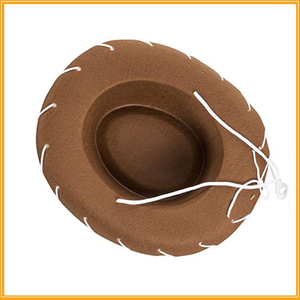 Disfraz de <span class=keywords><strong>Vaquero</strong></span> <span class=keywords><strong>Princesa</strong></span> con <span class=keywords><strong>Sombrero</strong></span> de Fieltro para Niños, Ideal para Actuaciones, Fiestas de Despedida de Soltera y Cumpleaños - Product Image 6
