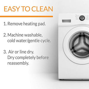 맞춤형 화이트 폴리 파이버 솔리드 클래식 라운드 진정 온열 개 침대 겨울 따뜻한 부드러운 이동식 및 애완 동물 수면을위한 빨 - Product Image 4