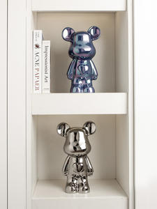 Behanmei luce di lusso 3D resina orso ornamenti cartone animato per <span class=keywords><strong>amore</strong></span> orso bambola ornamenti morbidi per soggiorno TV armadietto del vino armadietto - Product Image 6