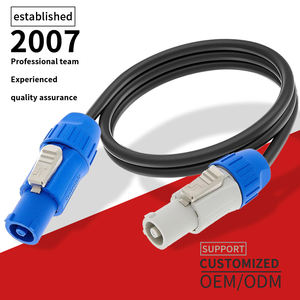 Cabo de Alimentação PowerCon Macho Profissional para Iluminação de Palco e Áudio, 16AWG 1,5mm, 14AWG 2,5mm, 3 Pinos, Cabo de Extensão AC - Product Image 3