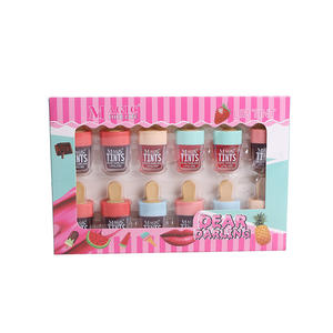 Ensemble <span class=keywords><strong>de</strong></span> brillant à lèvres 12 pièces pour jolie fille <span class=keywords><strong>coffret</strong></span> <span class=keywords><strong>de</strong></span> maquillage liquide pailleté en forme <span class=keywords><strong>de</strong></span> crème glacée étanche pour rouge à lèvres - Product Image 6