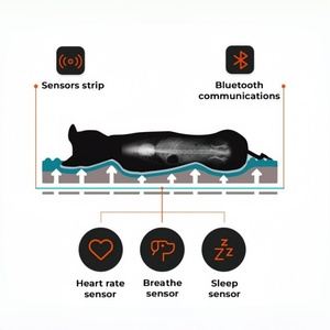Smart Reptile Pet <b>Bed</b> Health Monitor Track Heart Rate Breathing Rate Sleep <b>Pad</b> WiFi Control Outdoor & Car Use Pet Mat - Product Image 3