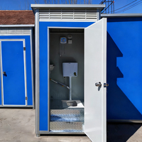Toilettes publiques mobiles modernes personnalisables à un ou plusieurs postes, design écologique, durables, installation facile pour les écoles