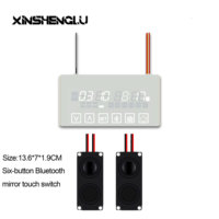 Interruptor Inteligente de Seis Botones 5A 60W 12V con Sensor, Conexión a Teléfono Móvil, Control de Volumen de Reproducción de Música