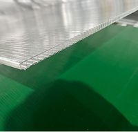 Nouvelle ligne d'extrusion de feuilles alvéolaires multicouches en polycarbonate/PP/PE à vis simple avec pompe à moteur automatique et carte PLC