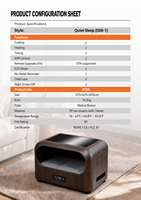 Maison intelligente pour animaux USMILEPET avec circulation d'eau, refroidissement et chauffage, panneau tactile LED, grain de noyer, lit pour chien et chat