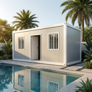 Bureaux et chambres modulaires en conteneurs de 20 pieds |   Habitations préfabriquées en acier modernes - Product Image 1